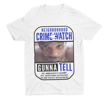 Load image into Gallery viewer, CRIME WATCHER TEES (GUNNA TELL)
